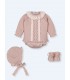 CONJUNTO BEBE PUNTO CUATRO PIEZAS MARCA MAC ILUSION