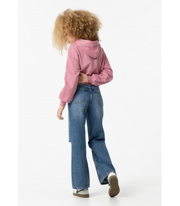 PANTALON CHICA TEJANO TIRO ALTO MARCA TIFFOSI