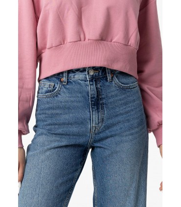 PANTALON CHICA TEJANO TIRO ALTO MARCA TIFFOSI