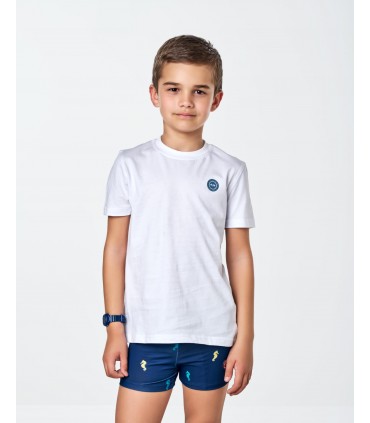 CAMISETA NIÑO MODELO SELLO MARCA SPAGNOLO