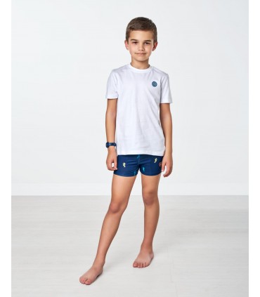 CAMISETA NIÑO MODELO SELLO MARCA SPAGNOLO