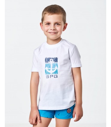 CAMISETA NIÑO ANCLA MARCA SPAGNOLO