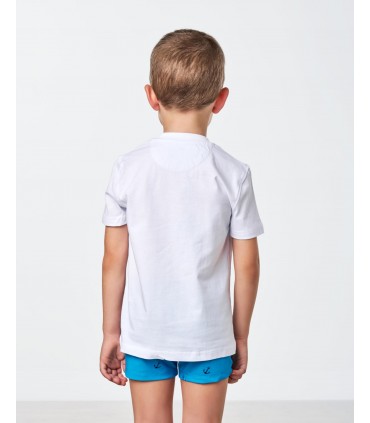 CAMISETA NIÑO ANCLA MARCA SPAGNOLO