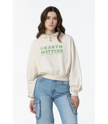 SUDADERA CHICA MANGA LARGA CAPUCHA MARCA TIFFOSI