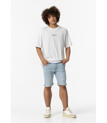BERMUDAS CHICOS CON ROTOS MARCA TIFFOSI