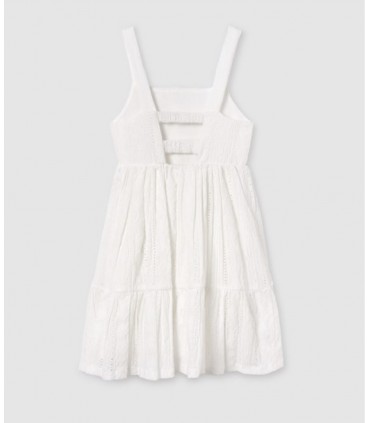 VESTIDO NIÑA PERFORADO MARCA MAYORAL