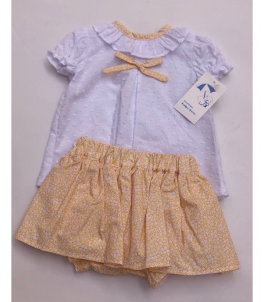CONJUNTO BEBE NIÑA MARCA BABY FERR