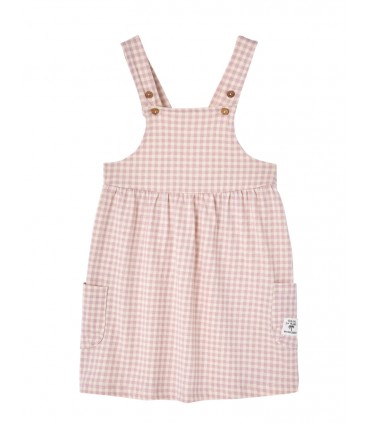VESTIDO NIÑA TIRANTE CUADRO VICHY MARCA WATERLEMON