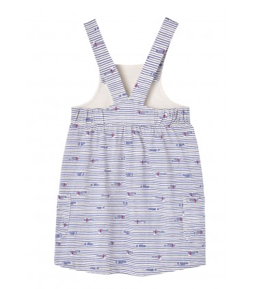 VESTIDOS DE RAYAS AZULES Y PECES MARCA WATERLEMON