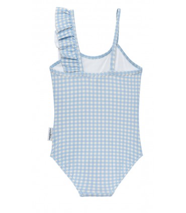 BAÑADOR NIÑA CUADRITOS MARCA WATERLEMON