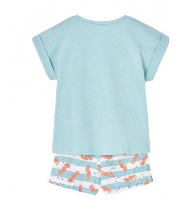 PIJAMA NIÑA PANTALÓN CORTO MARCA  WATERLEMON