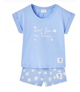 PIJAMA NIÑA PANTALÓN CORTO MARCA  WATERLEMON
