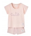 PIJAMA NIÑA PANTALÓN CORTO MARCA  WATERLEMON