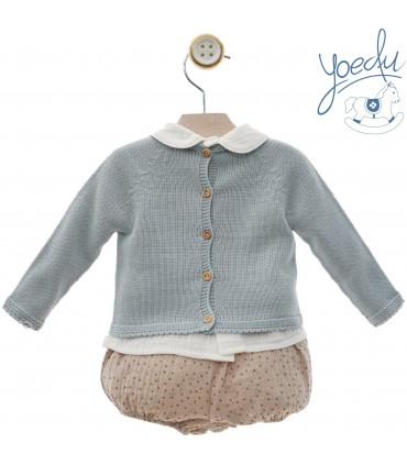 CONJUNTO BEBE TRES PIEZAS MARCA  YOEDU