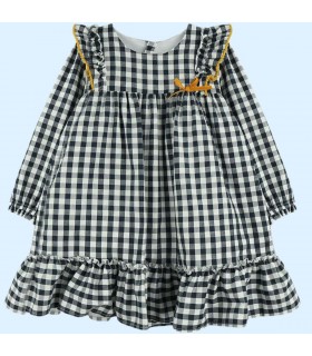 VESTIDO NIÑA CUADROS MARCA BABY-FERR