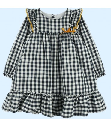 VESTIDO NIÑA CUADROS MARCA BABY-FERR