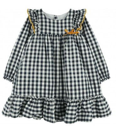 VESTIDO NIÑA CUADROS MARCA BABY-FERR