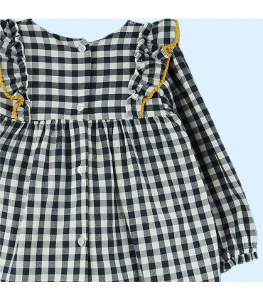 VESTIDO NIÑA CUADROS MARCA BABY-FERR