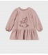 VESTIDO BEBE BORDADO ANIMAL MARCA MAYORAL