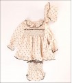 VESTIDO BEBE TRES PIEZAS MARCA COCOTE