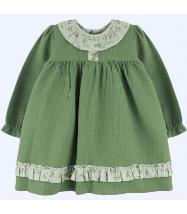 VESTIDO NIÑA  MANGA LARGA MARCA BABY-FERR