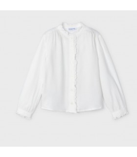 BLUSA NIÑA VOLANTES MARCA MAYORAL