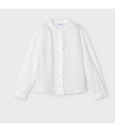 BLUSA NIÑA VOLANTES MARCA MAYORAL