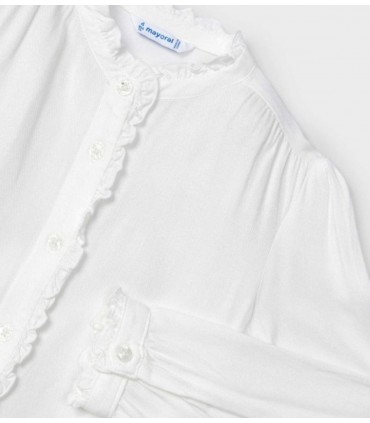 BLUSA NIÑA VOLANTES MARCA MAYORAL