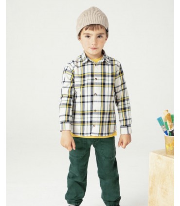 CAMISA NIÑO CUADROS MARCA MAYORAL