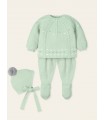 CONJUNTO BEBE TRES PIEZAS PUNTO MARCA MAC ILUSION