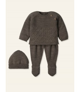 CONJUNTO BEBE TRES PIEZAS MARCA MAC ILUSION