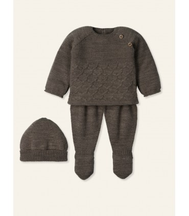 CONJUNTO BEBE TRES PIEZAS MARCA MAC ILUSION