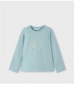 CAMISETA BÁSICA NIÑA MARCA MAYORAL