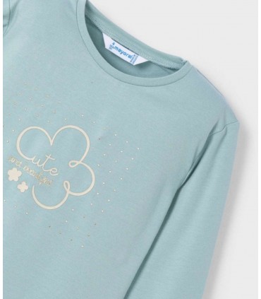 CAMISETA BÁSICA NIÑA MARCA MAYORAL