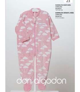 DORMILÓN BEBE ESTAMPADO MARCA DON ALGODON