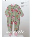 DORMILÓN NIÑA CORALINA ESTAMPADO MARCA DON ALGODON