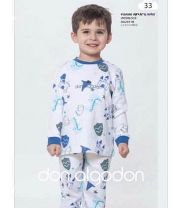 PIJAMA ALGODON NIÑO MARCA DON ALGODON