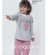 PIJAMA NIÑA TERCIOPELO MARCA DON ALGODON