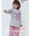 PIJAMA NIÑA TERCIOPELO MARCA DON ALGODON