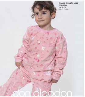 PIJAMA NIÑA CORALINA MARCA DON ALGODON