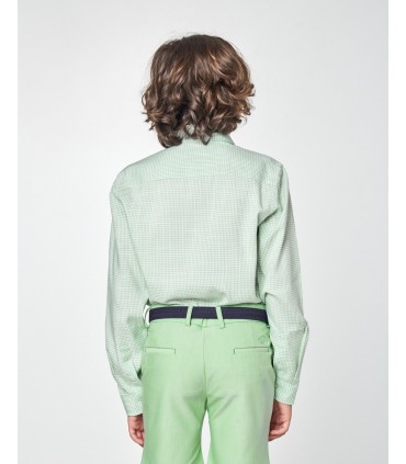 CAMISA NIÑO CUADROS VICHY  MARCA SPAGNOLO