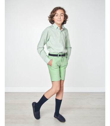 CAMISA NIÑO CUADROS VICHY  MARCA SPAGNOLO