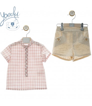 CONJUNTO BEBE DOS PIEZAS FAMILIA CASTILLO MARCA YOEDU