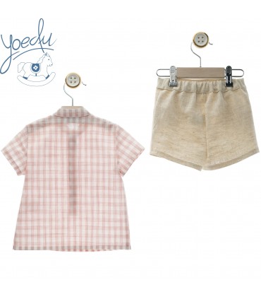 CONJUNTO BEBE DOS PIEZAS FAMILIA CASTILLO MARCA YOEDU