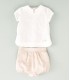 CONJUNTO BORDADO BEBE DOS PIEZAS MARCA JOSE VARON