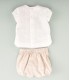 CONJUNTO BORDADO BEBE DOS PIEZAS MARCA JOSE VARON
