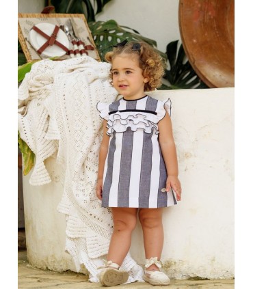 VESTIDO RAYAS BEBE MARCA JOSE VARON