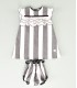 VESTIDO RAYAS BEBE MARCA JOSE VARON