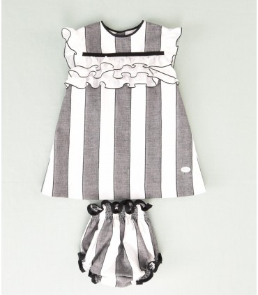 VESTIDO RAYAS BEBE MARCA JOSE VARON