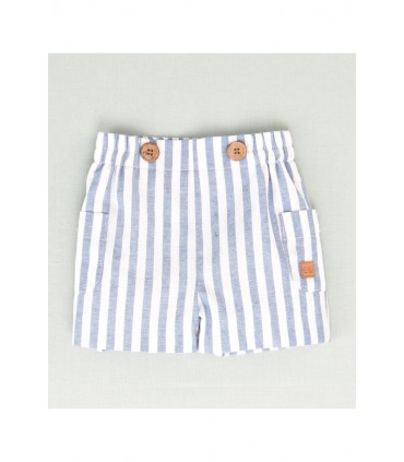 PANTALON CORTO RAYAS NIÑO MARCA JOSE VARON